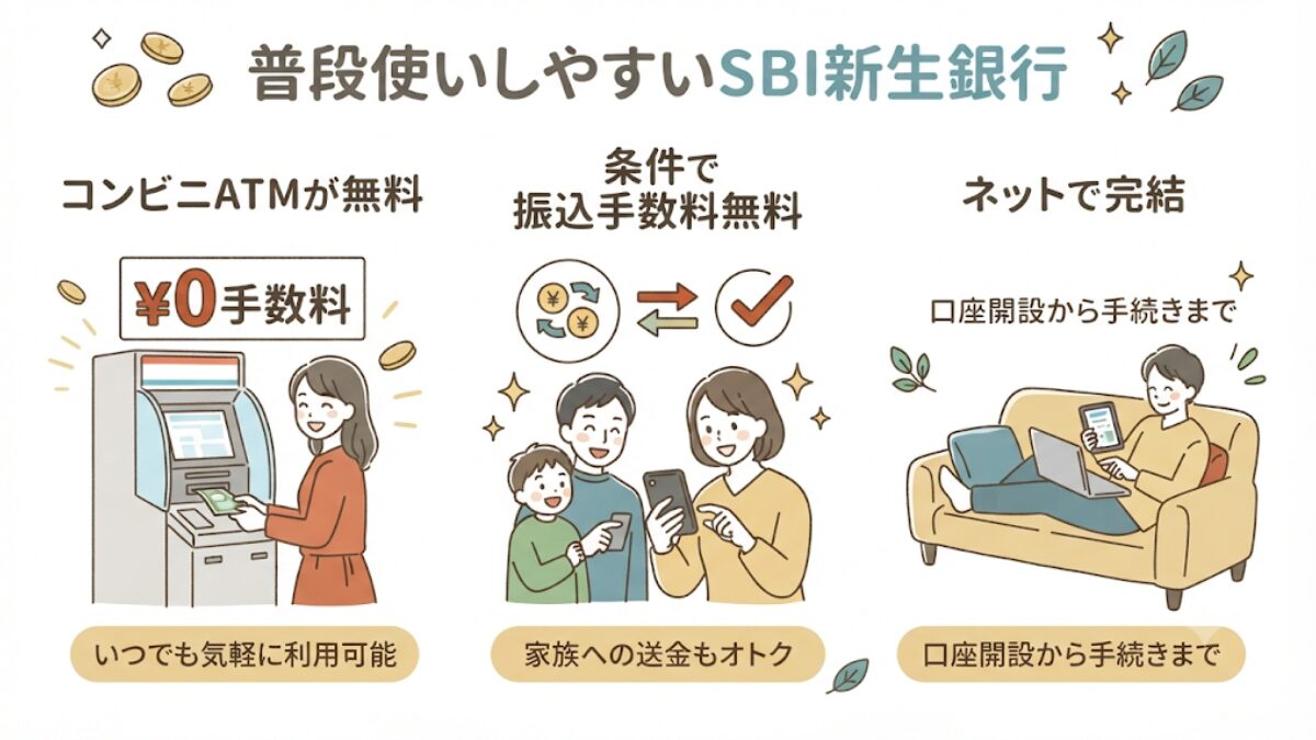 図解|SBI新生銀行を選んだ理由