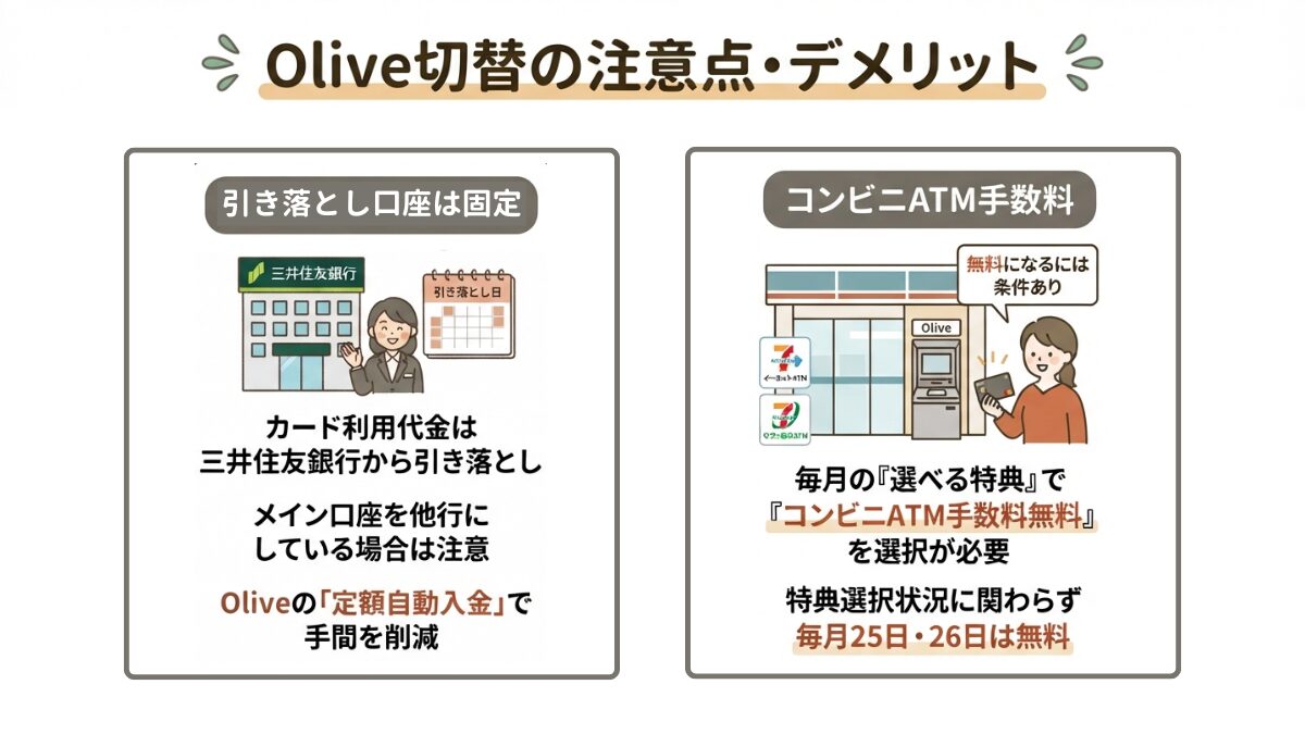 図解|Oliveの注意点