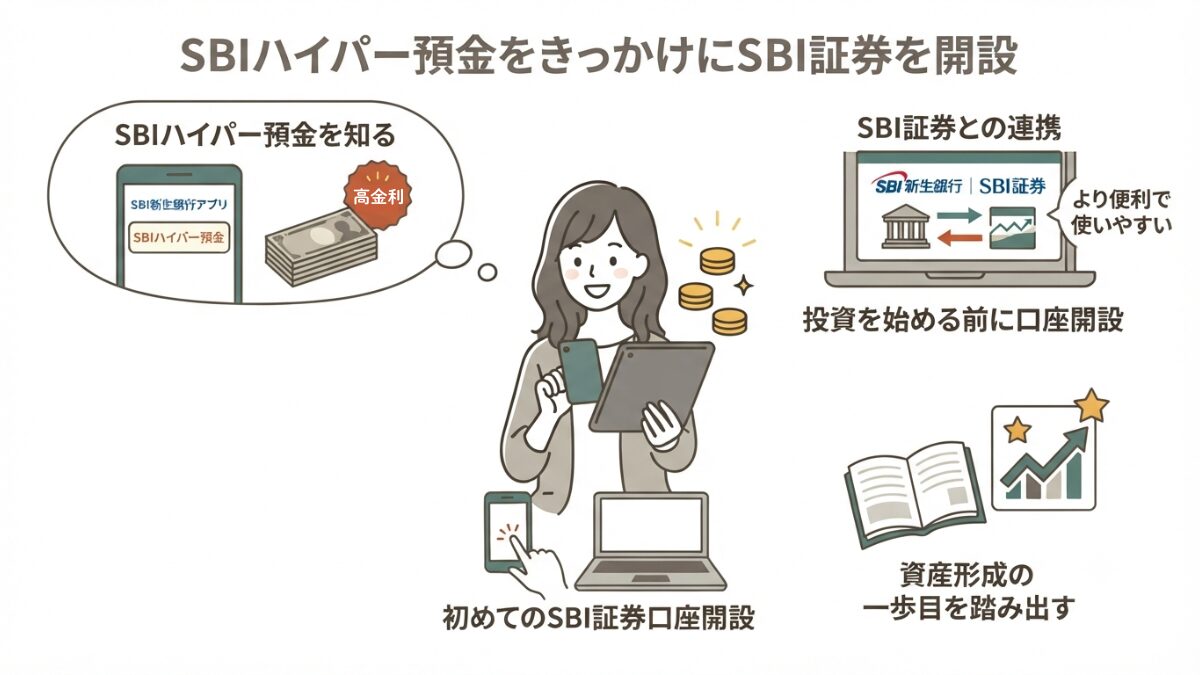 図解｜SBI証券を開設