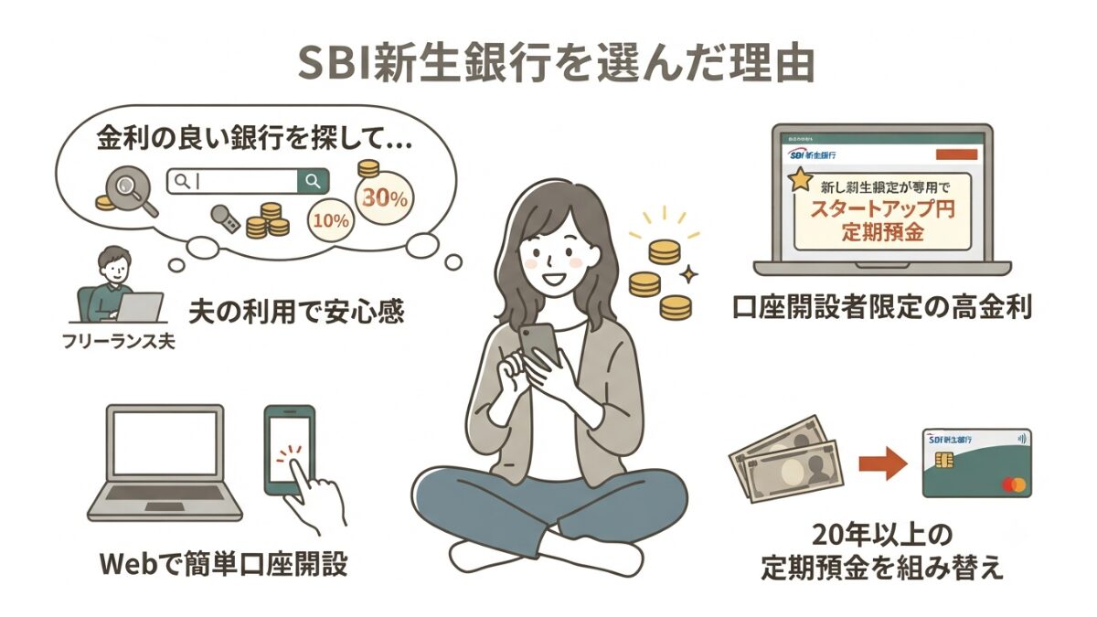 図解｜新生銀行を選んだ理由